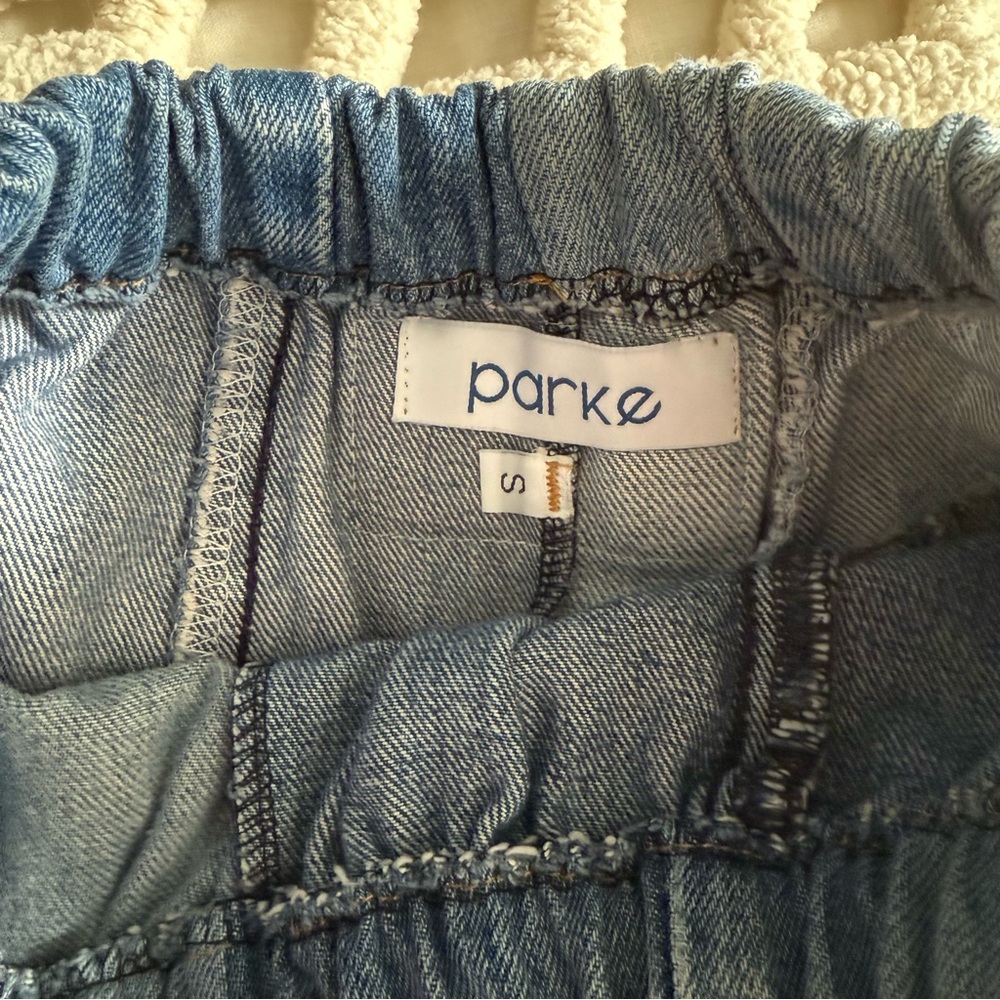 Parke Patchwork Drawstring Jeans - image 2